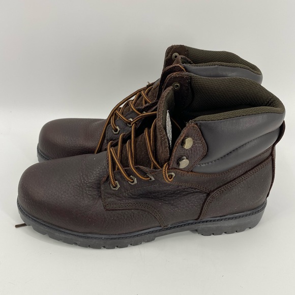 KINGSHOW Men's 1366 Water Resistant Premium Boots M 1366 Brown.  Size US 12, Uk - Picture 1 of 11